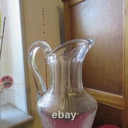 1 Pitcher Water Jug In Crystal From Saint Louis Model Apollo Signed