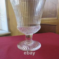 1 Pitcher Water Jug In Crystal From Saint Louis Model Apollo Signed