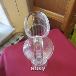 1 Pitcher Water Jug In Crystal From Saint Louis Model Apollo Signed