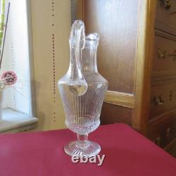 1 Pitcher Water Jug In Crystal From Saint Louis Model Apollo Signed