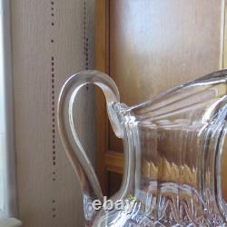 1 Pitcher Water Jug In Crystal From Saint Louis Versailles Model Signed