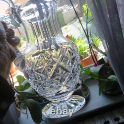 1 Pitcher Water Jug In Crystal From Saint Louis Versailles Model Signed
