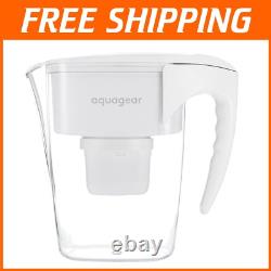 10-Cup Water Filter Pitcher Removes Lead, Chlorine, and More 120 Gallon Life