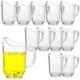 12 Pcs Plastic Pitchers 60 Ounce Clear Restaurant Pitcher Jug Large Water Jug