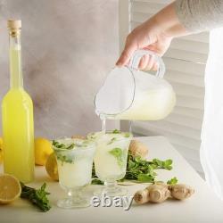 12 Pcs Plastic Pitchers 60 Ounce Clear Restaurant Pitcher Jug Large Water Jug