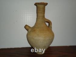 12 Vintage Handcrafted Terracotta Middle Eastern Water Jug Pitcher With Spout