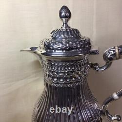 1784 Solid Silver George III Water Jug By William Cripps London Height 32cm