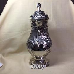 1784 Solid Silver George III Water Jug By William Cripps London Height 32cm