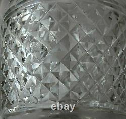 1790 Irish Georgian pedestal wine water jug pitcher x 2 diamond cut RARE pair