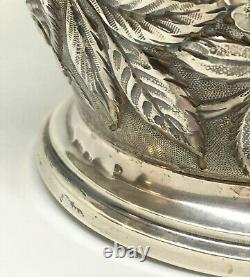 1905 Schofield Co. Baltimore Rose Pattern Sterling Water Pitcher 733g heavy