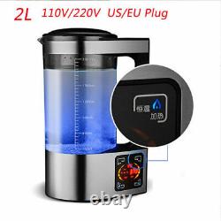 2000ML Hydrogen Rich Water Maker Machine Generator Pitcher Kettle Jug Bottle