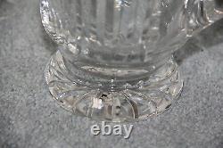 32 oz Jug / Pitcher & 6 Waterford Cut Crystal EILEEN Water Flared Goblets