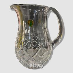 $375 Waterford Crystal Lismore Clear Water Jug Pitcher Carafe Container Vessel