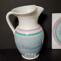 40pc 8 Place Settings CALECA MARINA LAVENDER BLUE plates Bowls Mug Cups Serving