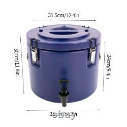 5-Gallon Beverage Cooler Water Jug Drink Insulated Dispenser 304 Steel Interior