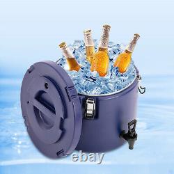 5-Gallon Beverage Cooler Water Jug Drink Insulated Dispenser 304 Steel Interior