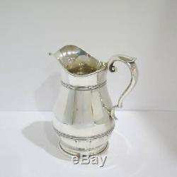 9 in Sterling Silver Alvin Antique Art Deco Water Pitcher