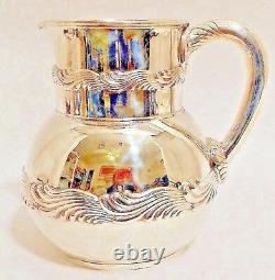 A sterling water pitcher, Wave Edge pattern, Tiffany & Co, c. 1884-91