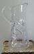 Abp American Brilliant Cut Glass Crystal Water Pictcher Jug 11 In Tall Mint