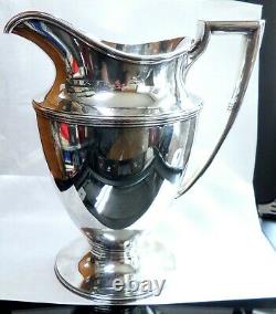 AMERICAN STERLING SILVER WATER PITCHER TIFFANY & CO. 18181, 35 ozs, 4 PINTS XF