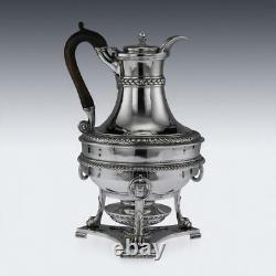 ANTIQUE 19thC RARE GEORGIAN SOLID SILVER JUG ON STAND, PAUL STORR c. 1806