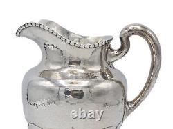 ANTIQUE GORHAM A12607 3.25 PINT SOLID STERLING SILVER WATER PITCHER 674g / 8