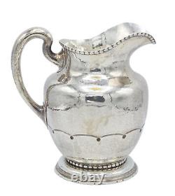 ANTIQUE GORHAM A12607 3.25 PINT SOLID STERLING SILVER WATER PITCHER 674g / 8