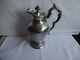 Antique Silver Plated Ornate Claret / Water Jug Walker & Hall Height 24 Cm