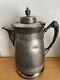 Antique Simpson Hall Miller Quadruple Silver Plated Water Pitcher Jug #387