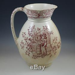 Aesthetic Old Hall-england- Mother Hubbard Large Water Pitcher-jug Children