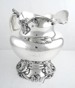 Aesthetic Reed & Barton Silver Plate Co Large Art Nouveau Water Pitcher Jug