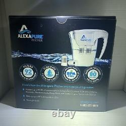 Alexapure Pitcher Water Filter Filtration System, BPA Free 8 Cup Reservoir Jug