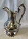 American Coin Silver Repoussed Water Pitcher No Maker Later Presentation 1881