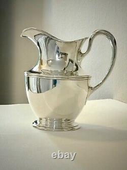 American, Shreve & Co, Early 20th Century Sterling Silver Water Pitcher