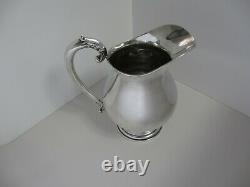 Amston Sterling Silver 4 Pint Vintage 1958 Rare Water Pitcher 630 grams 20.25ozt