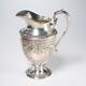 Amston Sterling Silver Repousse Footed Antique Water Pitcher 1002 2.25qt 11.25h