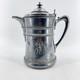 Antique 1868 Meriden B. Company Silver-plated Enamel Lined Water Pitcher Jug
