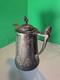 Antique 1868 Meriden B. Company Silver-plated Enamel Lined Water Pitcher Jug #38