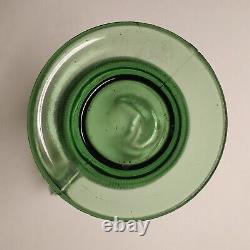 Antique 1901 EAPG National Glass Barware 227/231 Green &Gold Water Jug/Pitcher