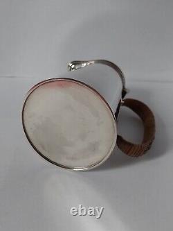 Antique 1914 Hallmarked Solid Sterling Silver Hot Water Jug