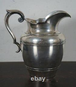 Antique 1940s Gorham Sterling Silver 5 Pint Water Pitcher A11710.925 80oz 8.5