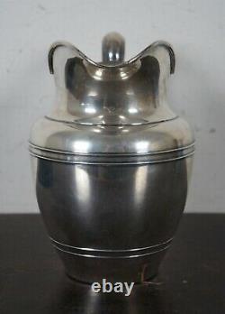 Antique 1940s Gorham Sterling Silver 5 Pint Water Pitcher A11710.925 80oz 8.5