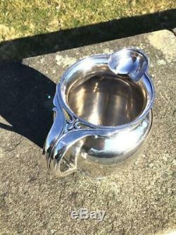 Antique Art Nouveau Tiffany & Co. Sterling Silver Water Pitcher Circa 1907