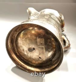 Antique Astetic Movement Simpson Hall Miller quadruple silver plated water jug