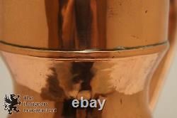 Antique Ca. 1880 Derverlea Dovetailed Copper Jug Pitcher England Water Milk Can