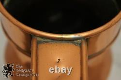 Antique Ca. 1880 Derverlea Dovetailed Copper Jug Pitcher England Water Milk Can