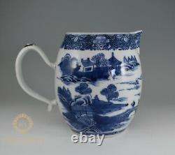 Antique Chinese 18th Century Export Porcelain Canton Water Pitcher Jug