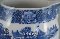 Antique Chinese 18th Century Export Porcelain Canton Water Pitcher Jug