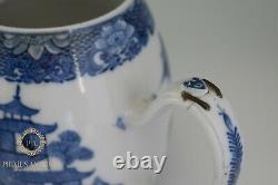 Antique Chinese 18th Century Export Porcelain Canton Water Pitcher Jug