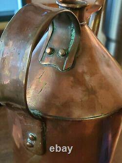 Antique Copper Jug, Oil Can, Milk Can, Watering Can Very Good Antique Condition